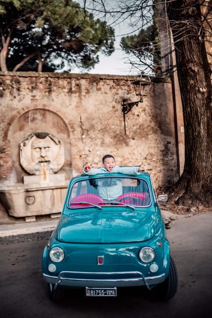 Rome Tour With Vintage Fiat 500 With Professional Photoshoot - Important Information for Tour Participants