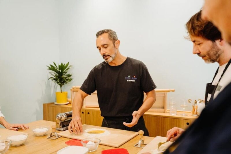 Rome: Traditional Pasta Making Class With Wine & Gelato - Ingredients and Cooking Techniques