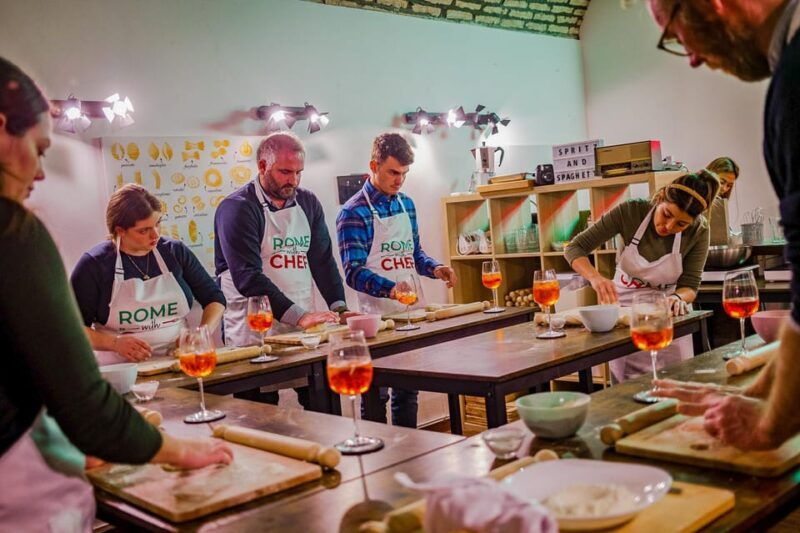 Rome: Traditional Pasta With Cocktails Cooking Class - Unique Experience: Cocktails and Cooking