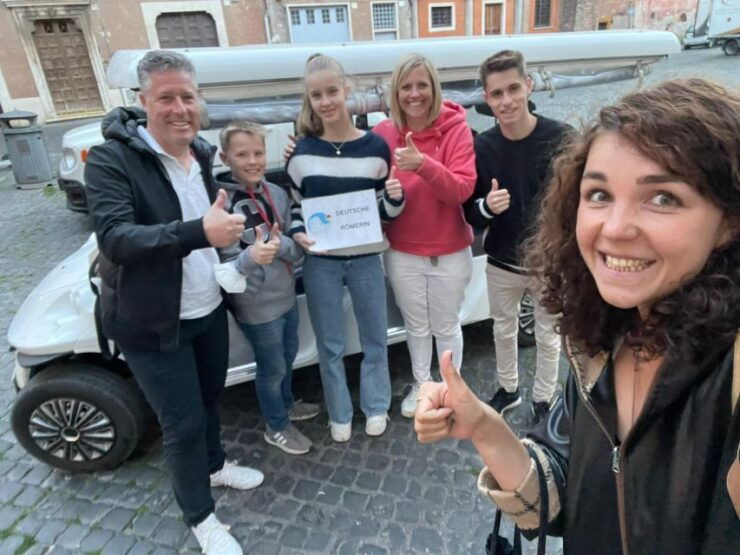 Rome: Trevi Fountain, Piazza Navona Golf Cart Tour in German - Good To Know