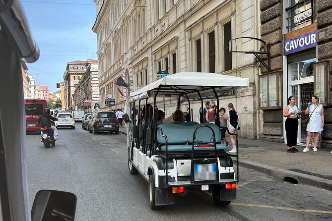 Rome Unveiled Small-group Golf Cart Guided Tour - Pickup Information