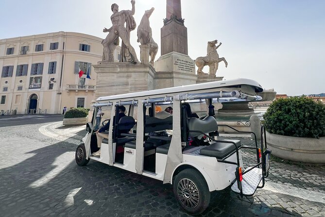 Rome Unveiled Small-group Golf Cart Guided Tour - Pricing Information