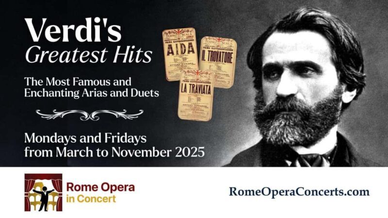 Rome: Verdi's Greatest Hits Concert with Aperitif - Good To Know