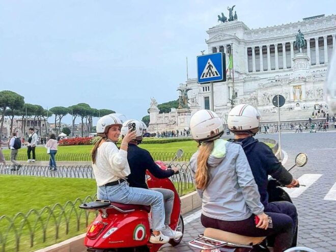 Rome Vespa Half-Day Tour With Private Driver - Vespa Tour Description