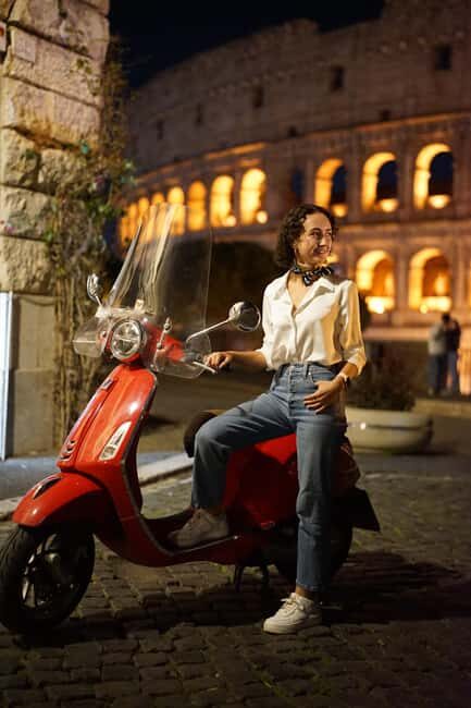 Rome: Vespa Night Experience with Aperol Spritz & Photos - Good To Know