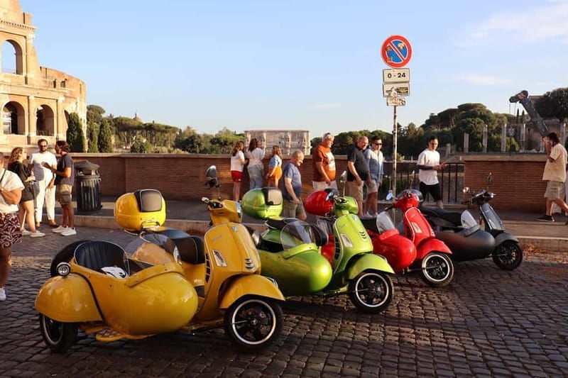 Rome: Vespa Sidecar Tour with Hotel Transfers & Gelato - Good To Know
