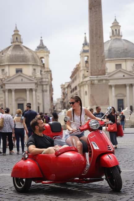 Rome: Vespa Sidecar Tour with Hotel Transfers & Gelato - A Fun and Authentic Way to Discover Rome