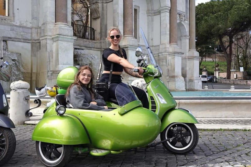 Rome: Vespa Sidecar Tour with Hotel Transfers & Gelato - FAQ