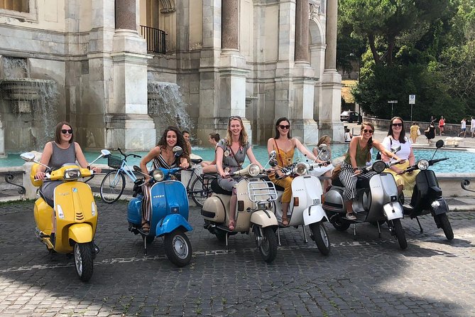 Rome Vespa Tour With Hotel Pickup  - Cancel 24H Prior & Full Refund - Positive Reviews