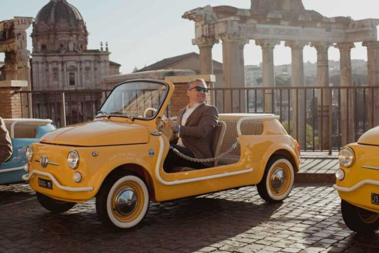 Rome: Vintage Electric Cabriolet Private Driving Tour - Tour Overview