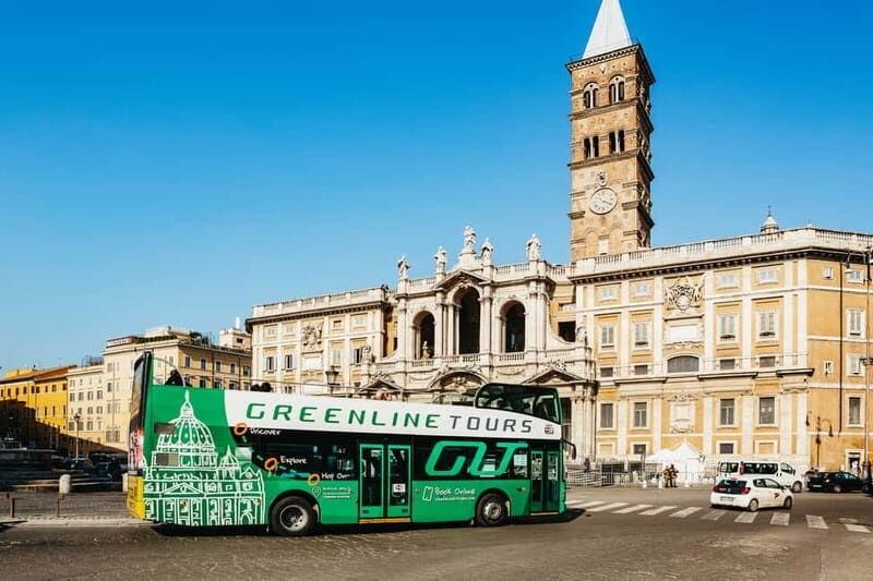 Rome:Hop-On Hop-Off Panoramic Open Bus Ticket 3 Circuits x 1 - Good To Know