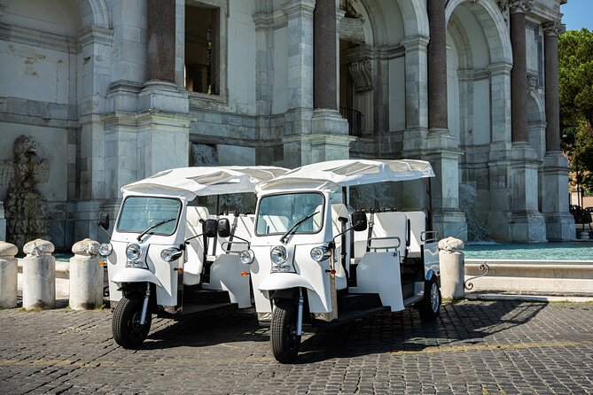 Romes 2 Hour VIP Tuk Tuk Tour With Prosecco and Hotel Pickup - Important Information