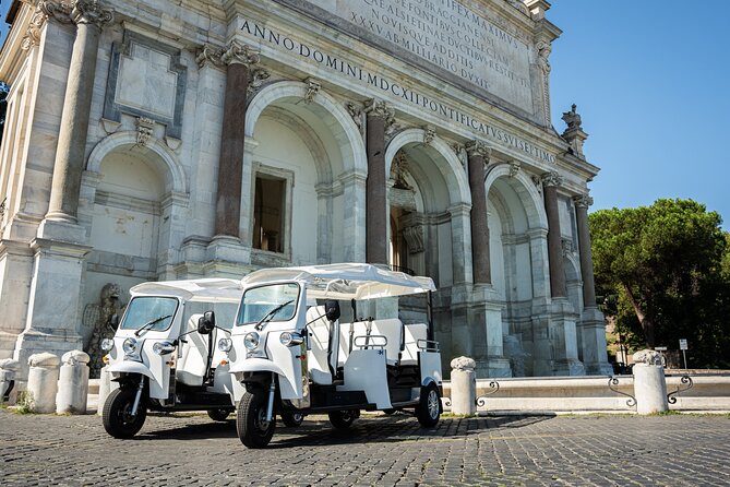 Romes 2 Hour VIP Tuk Tuk Tour With Prosecco and Hotel Pickup - Accessibility and Restrictions
