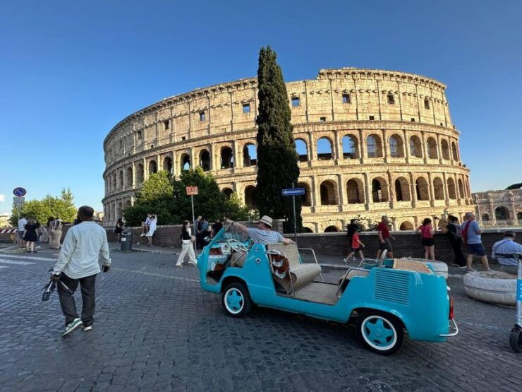 Romes Ultimate Vintage Electric Driving Tour - Language and Accessibility