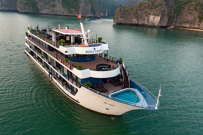 Rosy Cruise 3 Days Explore Halong Bay Lan Ha Bay Private Balcony - Accommodation With Private Balcony