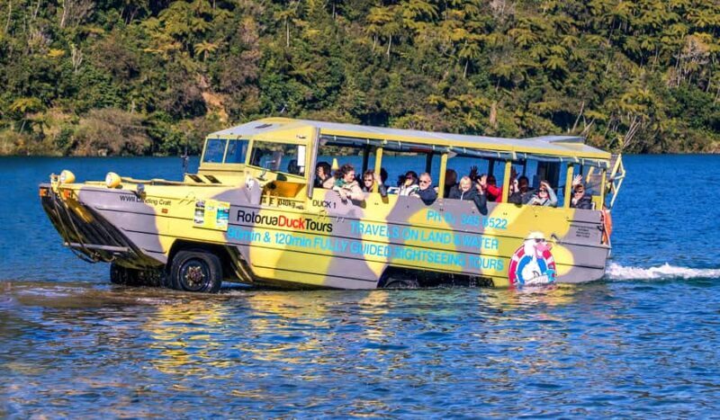 Rotorua City and Lakes Duck Tour - Exploring Rotorua’s Lakes and City on a Land-and-Water Adventure