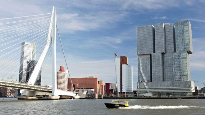 Rotterdam: De Rotterdam, Cube Houses, Watertaxi and Markthal - Culinary Delights at the Markthal