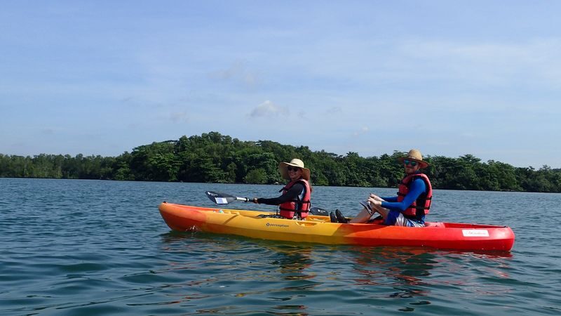 Round Ketam Kayaking Adventure in Pulau Ubin Singapore - Leaving House No. 34 for the coast