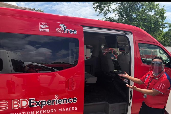 Round Trip Private Transfer Van-Airport-Hotel-Airport-Playa Del Carmen - Inclusions: Private Transportation, Wi-Fi, and Restroom on Board