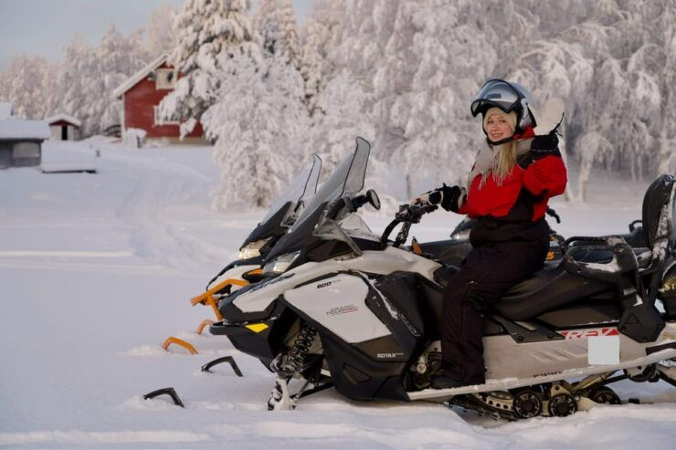 Rovaniemi: Ice Fishing and Snowmobile Tour With Snacks - Experience Highlights