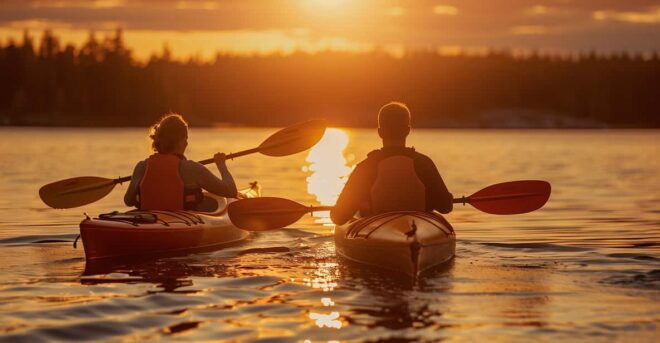 Rovaniemi: Midnight Sun Canoeing Tour & Barbeque - Guided Tour Activities