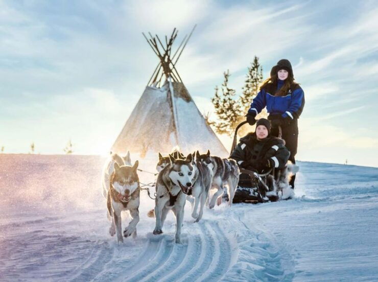 Rovaniemi: Santa Claus Village, Husky & Reindeer Sled Ride - Experience the Magic of Santa Claus Village