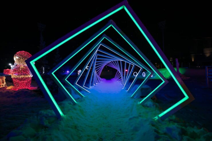 Rovaniemi: SnowGlow Winterpark Entry Ticket EarlyBird (30.9) - Unique Winter Activities