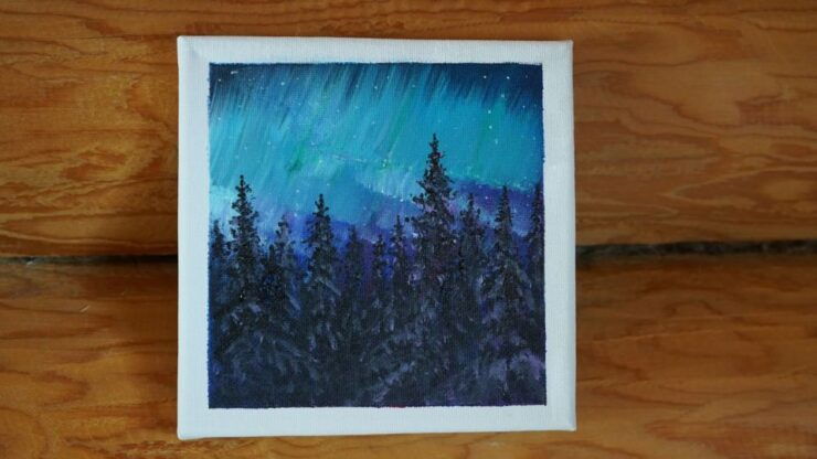Rovaniemi: Workshop - Aurora Painting - Activity Details