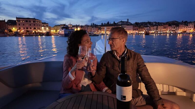 Rovinj: Luxury Old Town Night Cruise with Drinks - The Sum Up