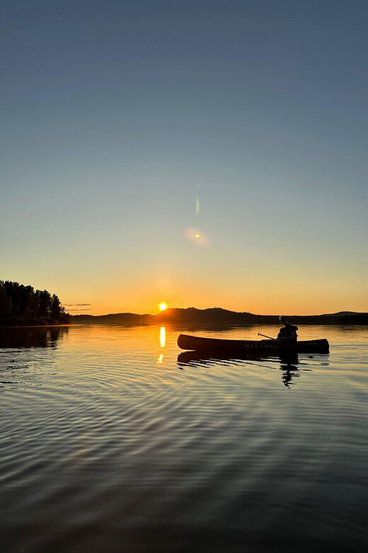 Ruka : Summer evening canoeing on the lake Rukajärvi - Practical Details and Value