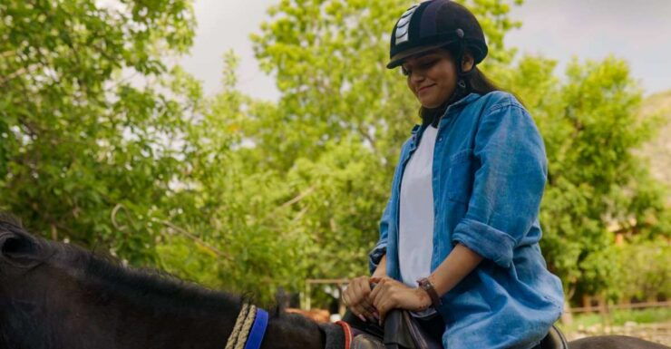 Rural Trail On Marwari Horseback At Private Ranch in 12Acres - Rancher and Marwari Horses