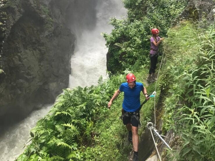 Saas-Fee: Gorge Alpine Via Ferrata and Flying Fox Tour - Activity Highlights