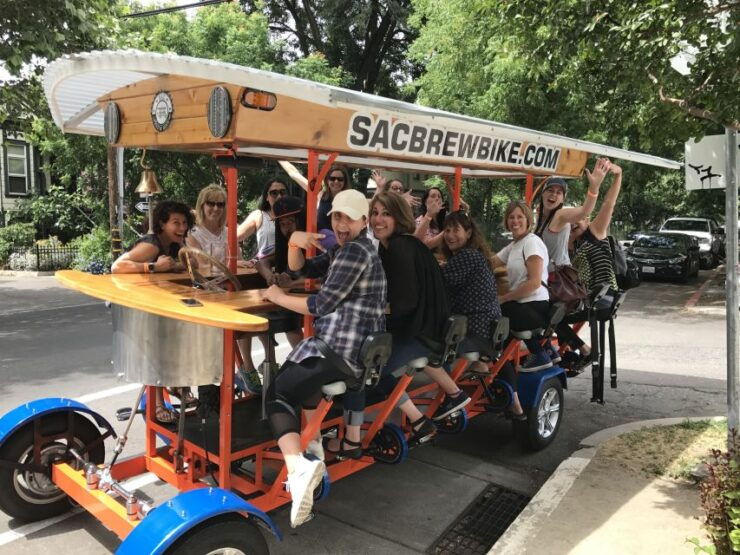 Sacramento: Pedal Bar Tour With 2 Stops - Experience Highlights