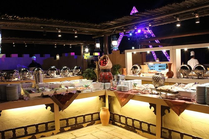 Sahara Arabian Desert Dinner Experience With Transport From Dubai - Mesmerizing Dinner Show