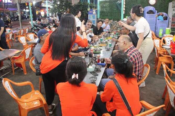 Saigon Vespa By Night Street Food With Female Riders Ao Dai - Unleash Your Taste Buds With Saigons Street Food Extravaganza