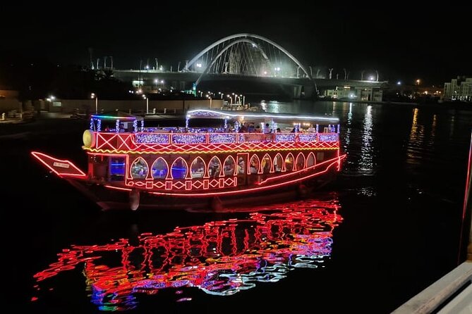 Sail Along the Dubai Creek Dhow Cruise With a Delectable Dinner From AED 59 - Price and Guarantee