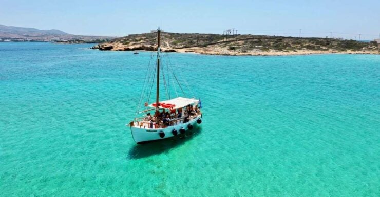 Sail the Turquoise Waters: Paros and Antiparos Boat Tour - Tour Description