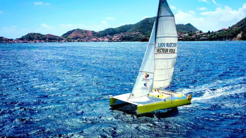 Sailing catamaran in La Baie des Saintes - A Closer Look at the Itinerary