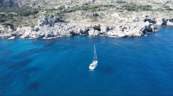 Sailing Private Cruises in Northwest Rhodes Coastline - About the Aurora Boat