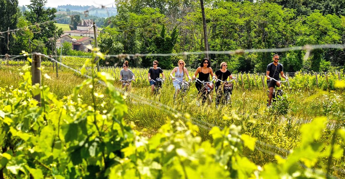 Saint-Émilion E-Bike Tour: Lunch, 2 Tastings & Transfers - Tour Overview