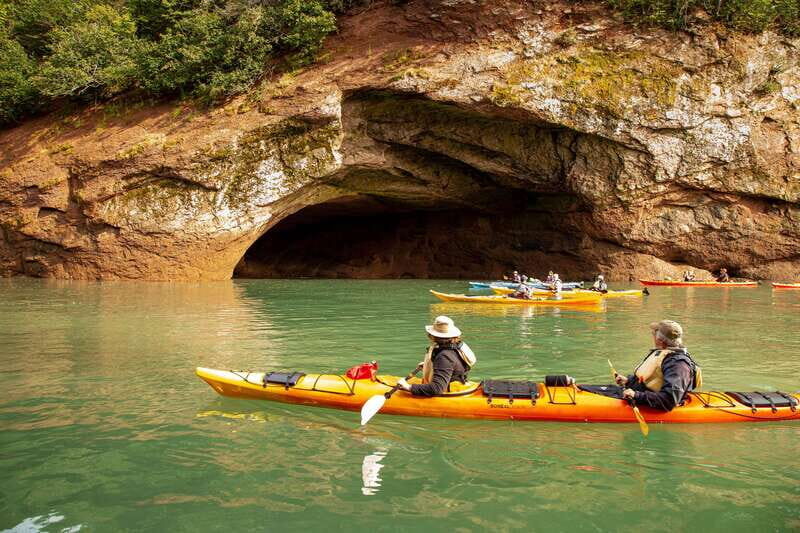 Saint John: Guided Kayaking Tour of St. Martins Sea Caves - Duration and Group Size