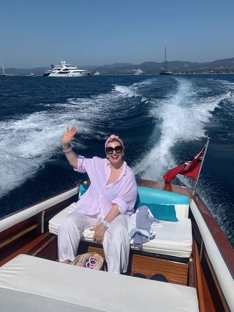 Saint-Tropez: Private Classic RIVA Boat Tour - Inclusions and Exclusions
