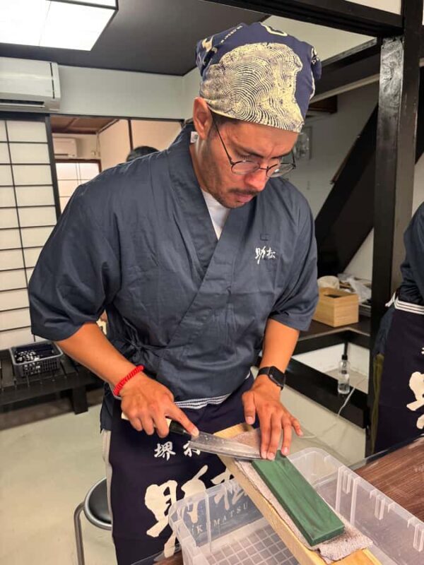Sakai: Japanese Knife Sharpening Experience - The Experience: What to Expect
