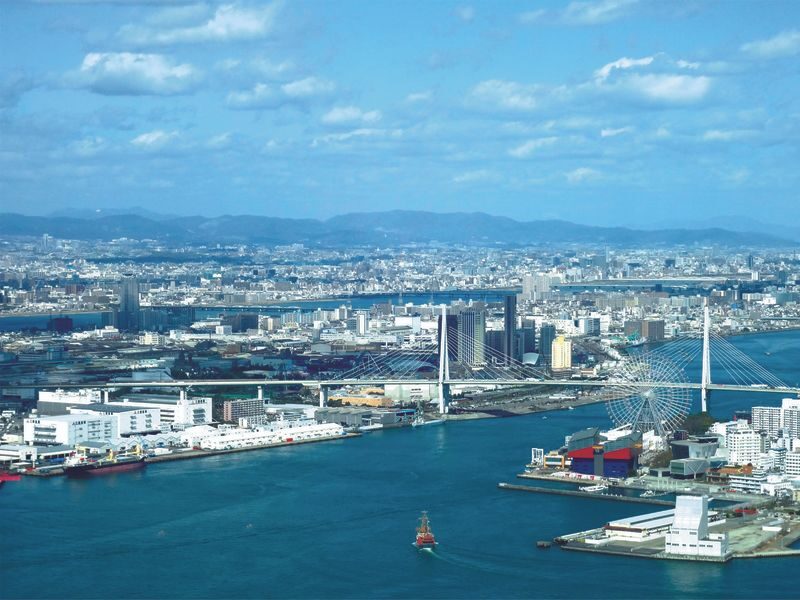 Sakishima Cosmo Tower Observatory Advance Ticket - Osaka Bay from 252 meters up