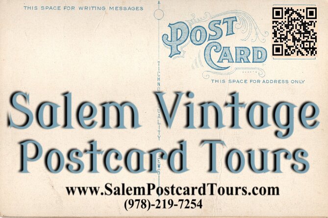 Salem Vintage Postcard Tours - Meeting and Pickup Information