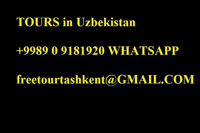 Samarkand One Day Trip + Paper Factory Visit - Reservation Directions