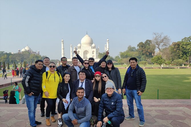 Same Day Agra Guided Group Tour With Lunch - Booking Process