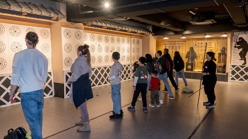 Samurai and Ninja Experience at the Samurai & Ninja Museum in Tokyo - Armor dress-up turns looking into doing