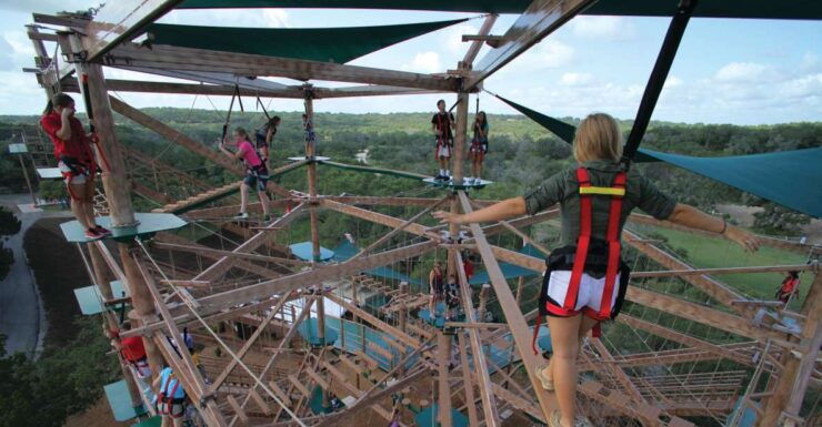 San Antonio: Twisted Trails Zip Rails, Ropes & Climbing Wall - Location and Overview