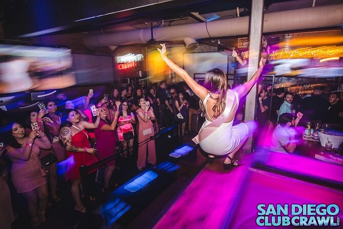San Diego Club Crawl - Nightlife Party Tour - Common Questions